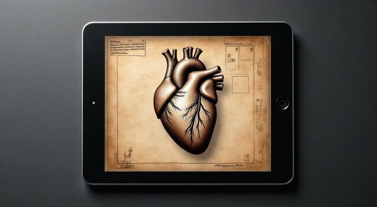 Leonardo da Vinci anatomical sketch interactive interface